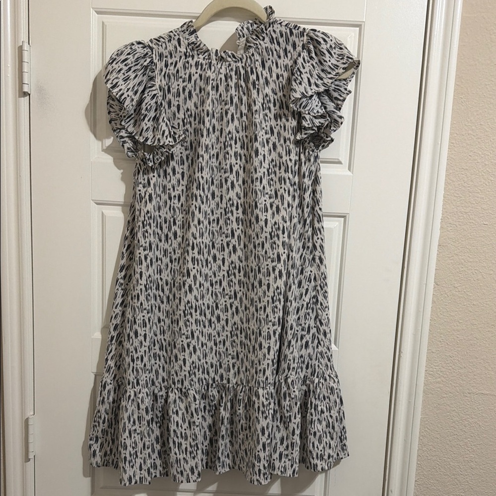 Stylish Black and White THML Dress